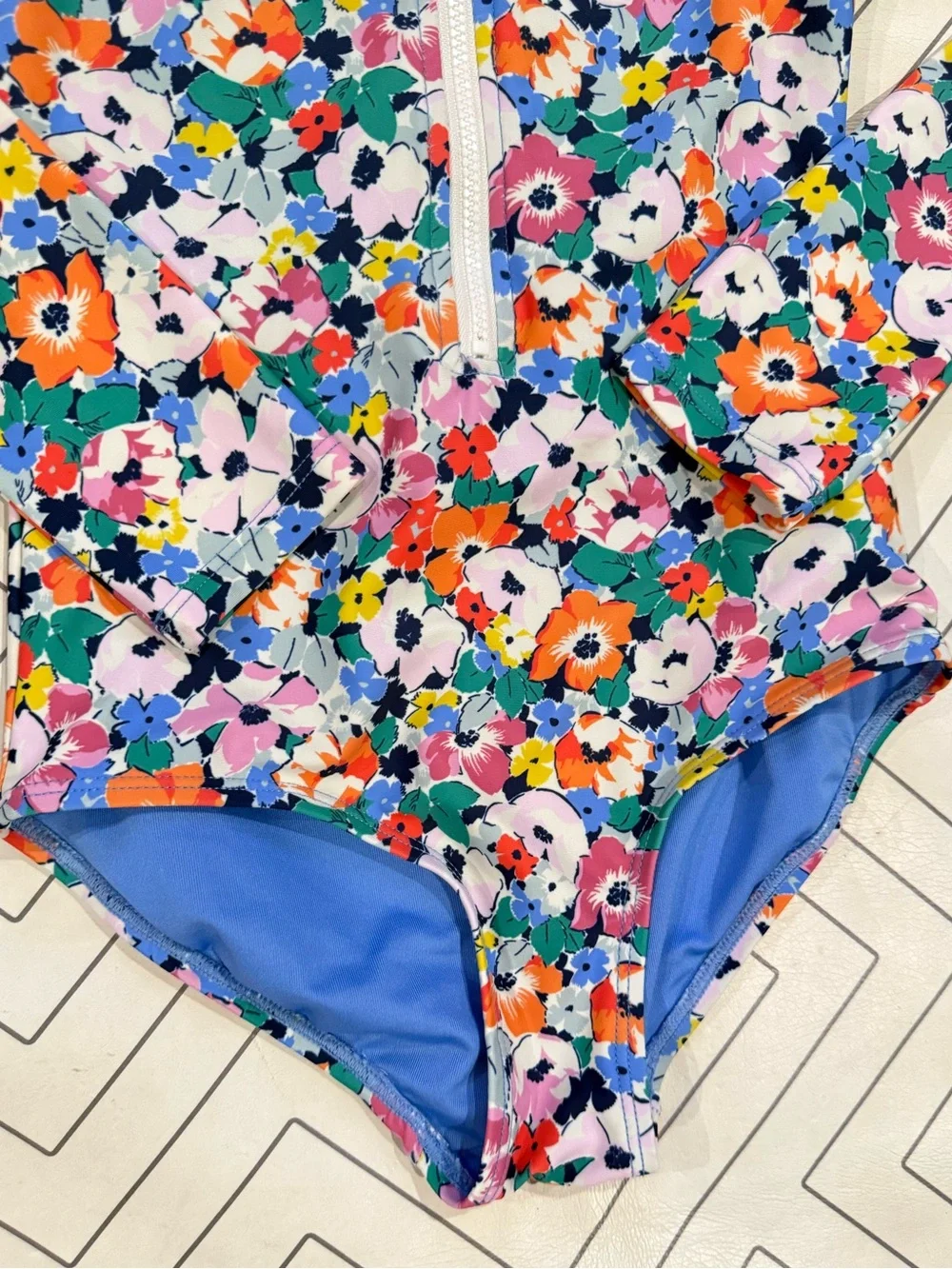 GAP Floral Longsleeve Swimsuit